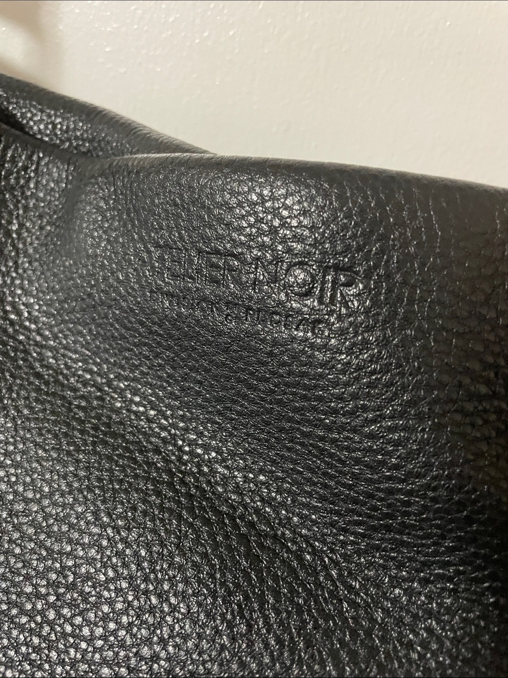 Atelier Noir by Rudsak Black Pebbled Leather Shoulder Bag - Picture 2 of 9